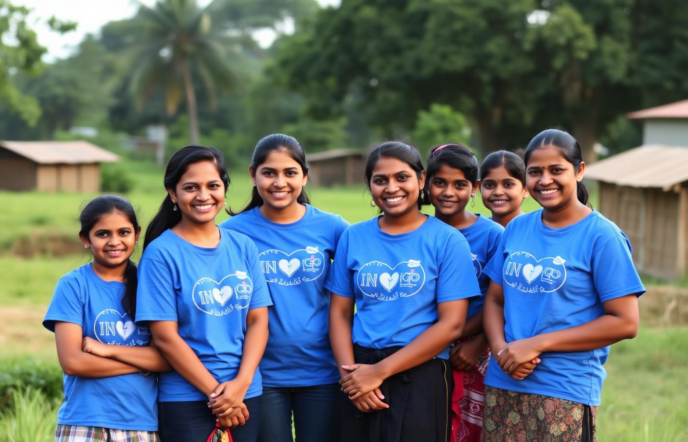 Volunteers group photo